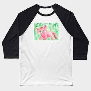 Cute red panda Baseball T-Shirt